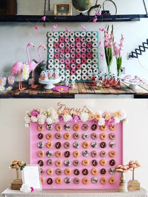【甜到入牆！】婚宴必備的donut牆
