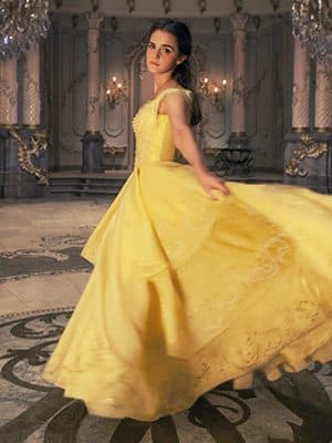 【美女與野獸狂熱】Emma Watson的童話婚紗禮服