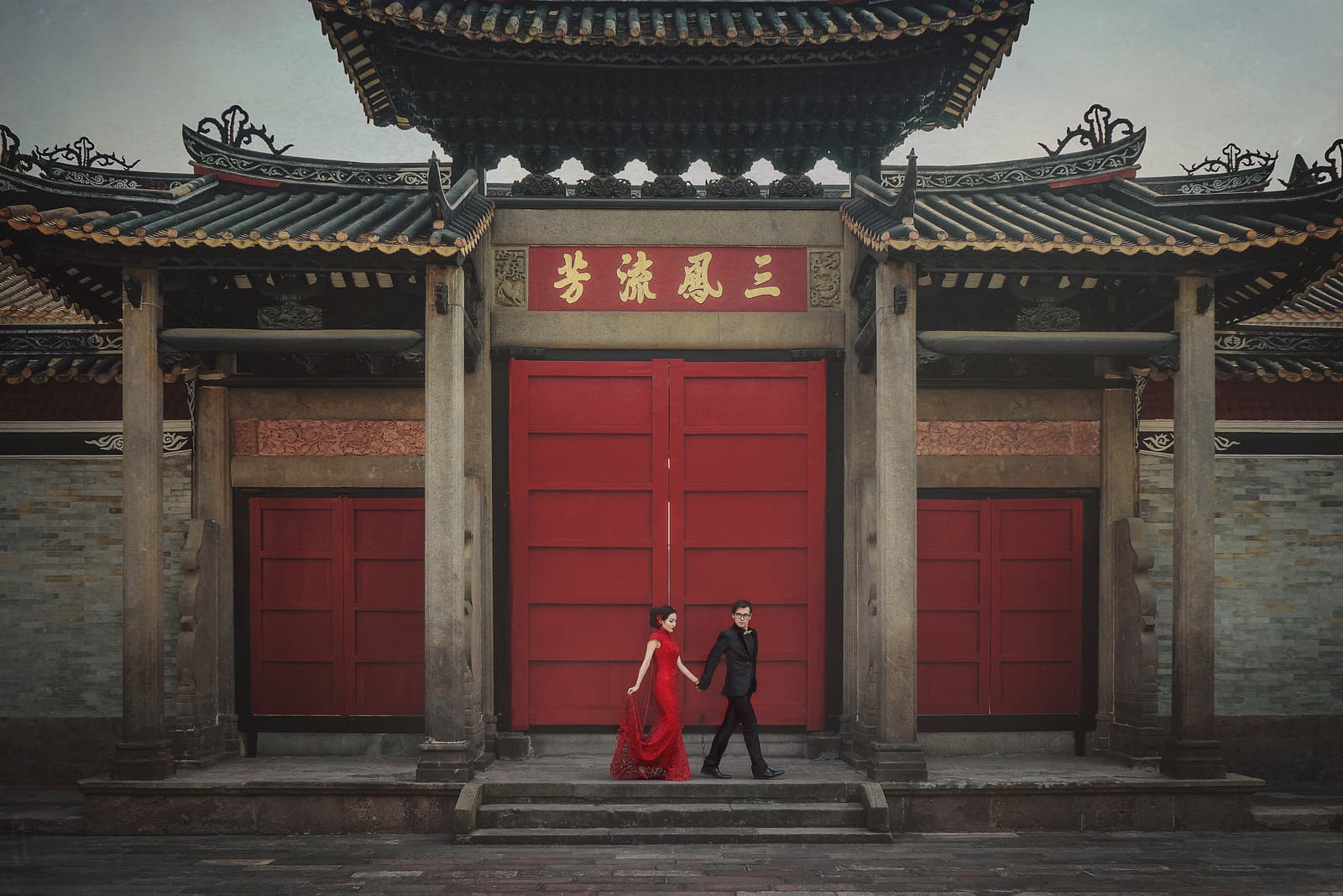 繾綣婚照的Oriental Chic