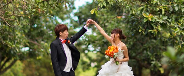 用愛填滿的果園婚禮