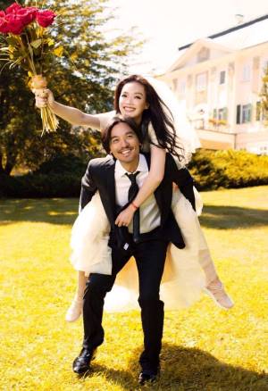 舒淇秘嫁馮德倫 只穿2014年的H&M婚紗！