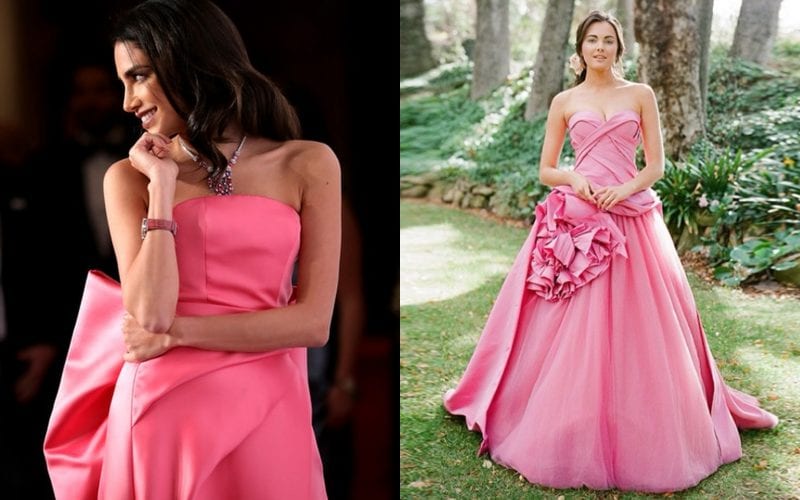 新娘膚色決定一切-各種粉紅色婚紗應該點揀