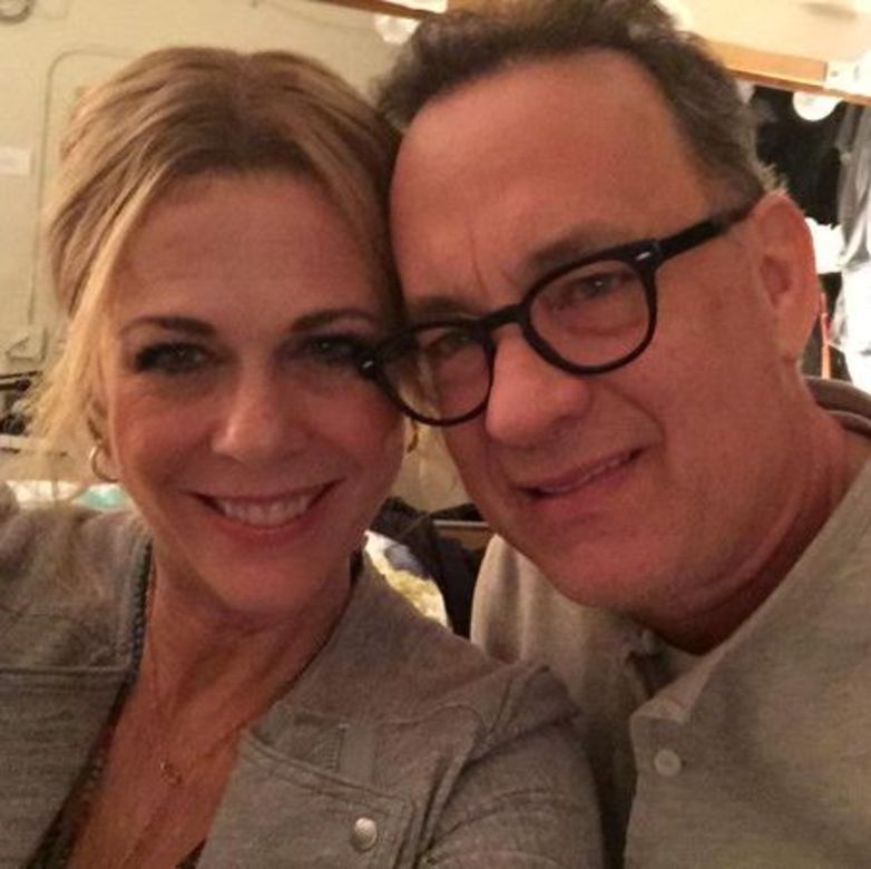 Tom Hanks與妻子Rita Wilson