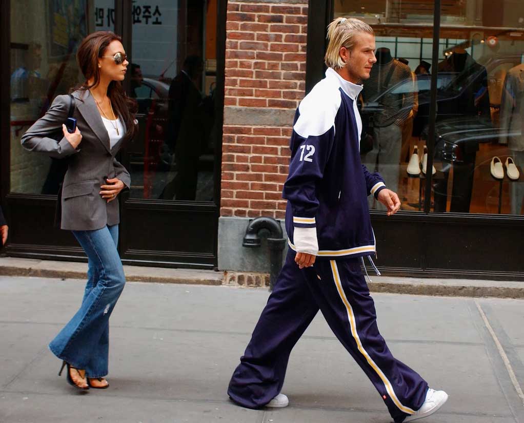 David Beckham和Victoria Beckham紐約
