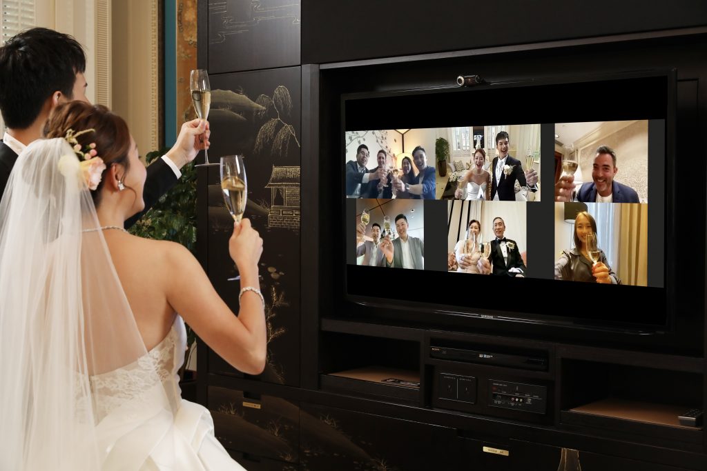 將視訊平台科技融入半島酒店的經典婚宴服務